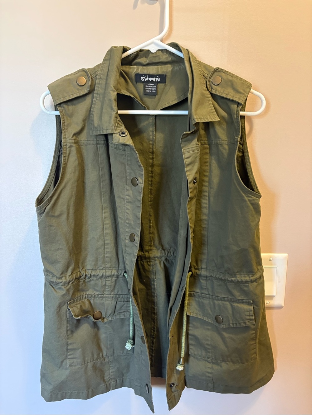 S.W.O.N.N. Olive Utility Vest
